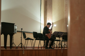 "Muzeydə Musiqi Gecələri" layihəsi çərçivəsində keçirilən "Ustaddan tələbəyə" adlı portret- konsert