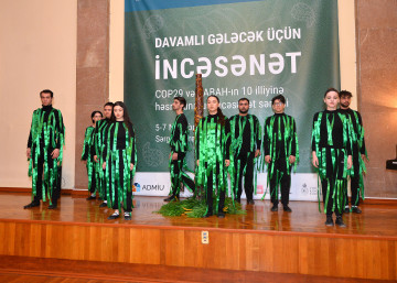 "SABAH" İncəsənət Festivalı çərçivəsində “Davamlı gələcək üçün incəsənət” sərgisi