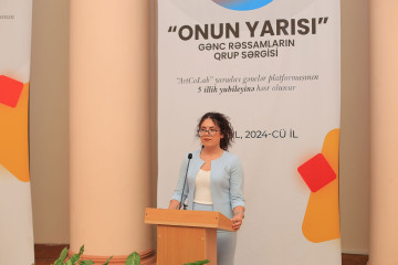 “Onun yarısı” adlı gənc rəssamların qrup sərgisi